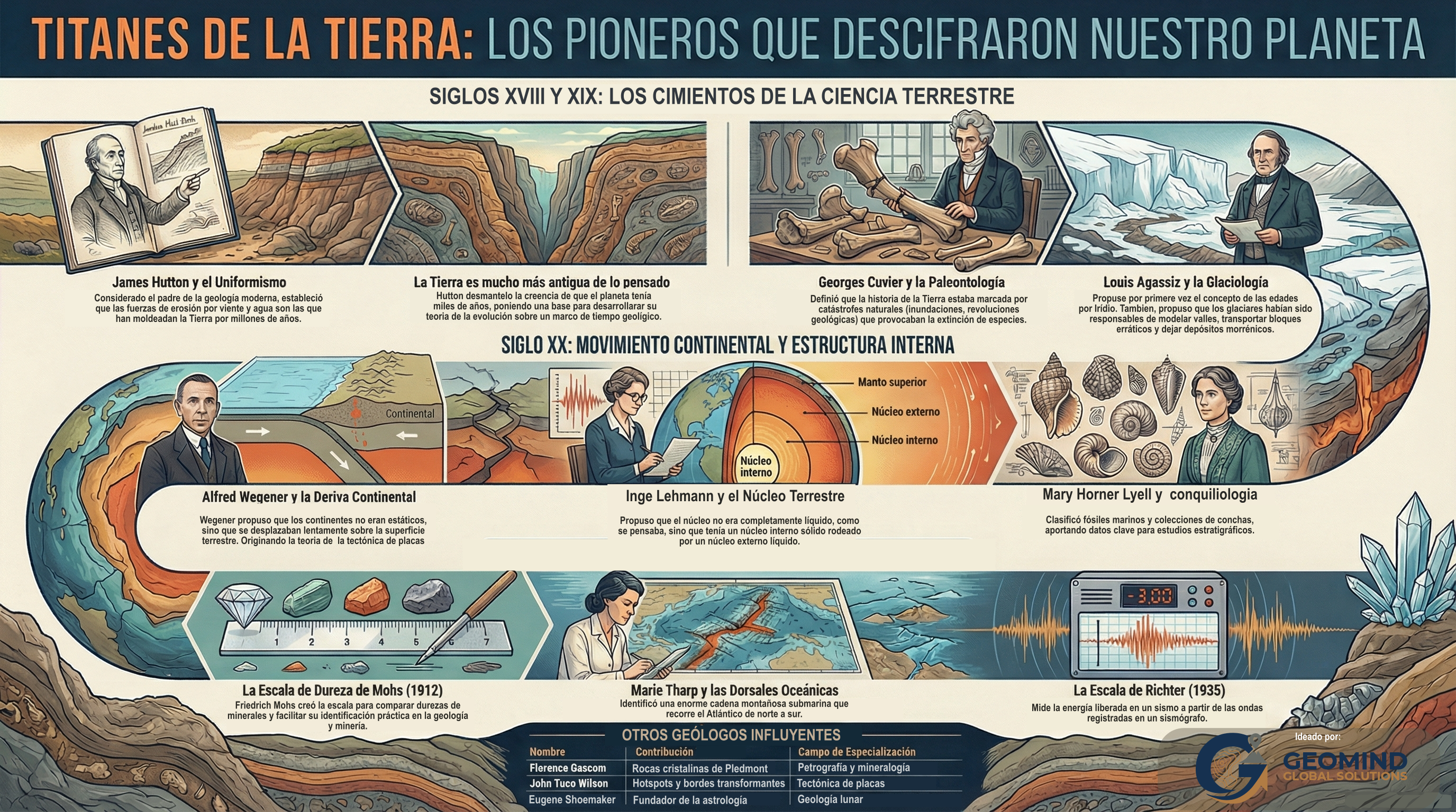 geólogos influyentes de Ecuador